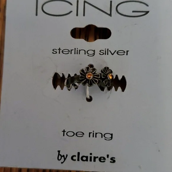 New with Tags - Lot of 4 Sterling Silver Toe Rings by Icing  Claires - Picture 2 of 6